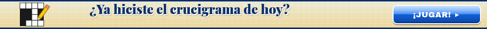 ¿Ya hiciste el crucigrama de hoy? Jugá gratis
